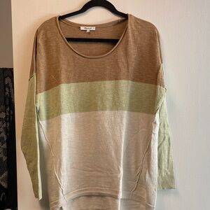 Madewell linen drop shoulder sweater